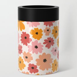 Sunset Flowers Can Cooler