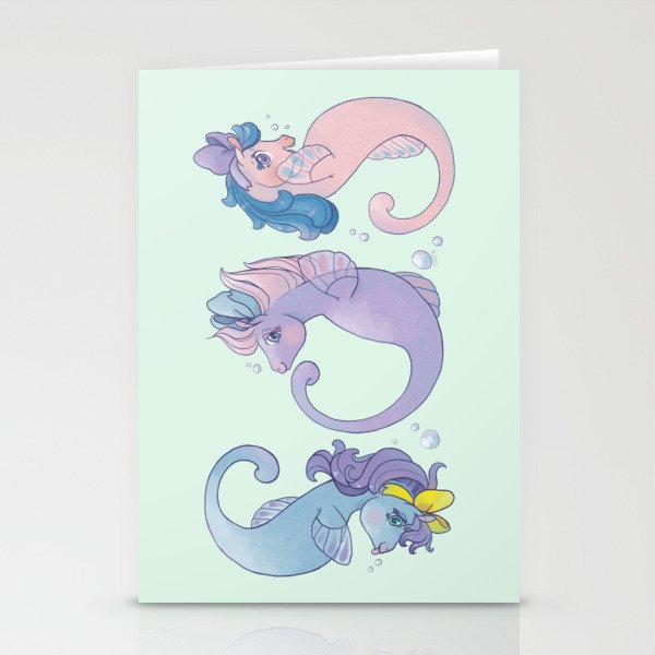 G1 Sea Ponies S.O.S Stationery Cards