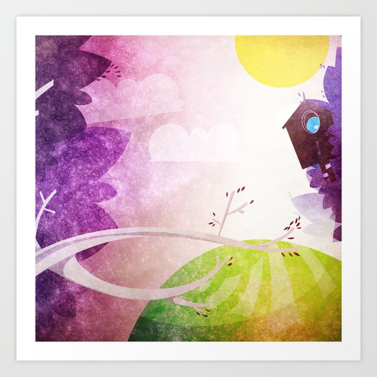 In the wood Art Print