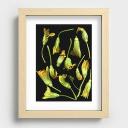 Squash Blossoms Recessed Framed Print