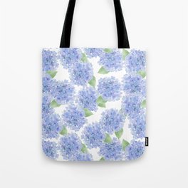Elegant lavender lilac watercolor hydrangea floral Tote Bag