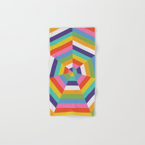 Heptagon Quilt 4 Hand & Bath Towel