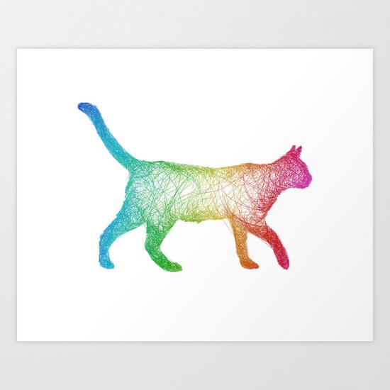 Cat Art Print