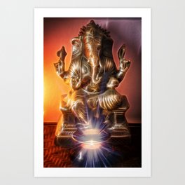 Ganesh Art Print