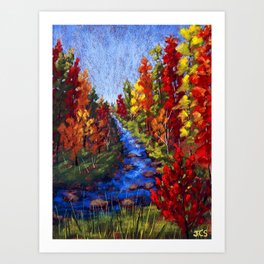 Northwooods Autumn Art Print