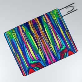 Abstract Forest Picnic Blanket