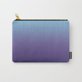 Ombre Blue Ultra Violet Gradient Pattern Carry-All Pouch
