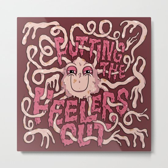 Putting the Feelers Out Metal Print