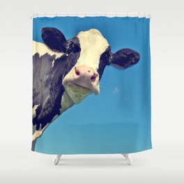 Country Life | Say Hello to Mrs. Cow Shower Curtain