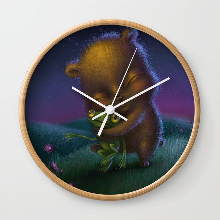 "Bear Hug" Wall Clock