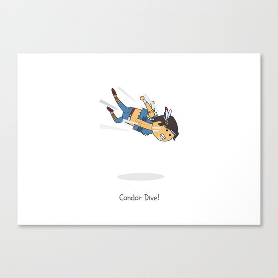 Condor Dive! Canvas Print