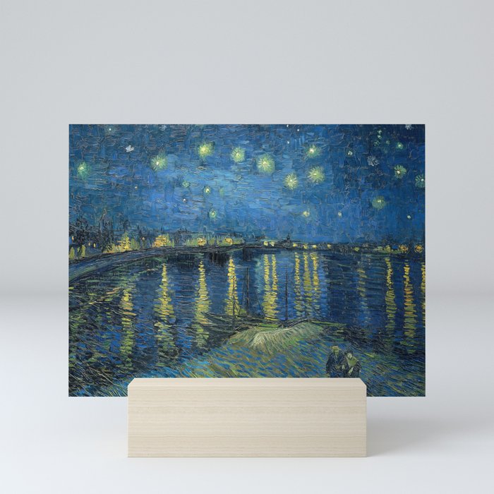 Starry Night Over the Rhone Mini Art Print