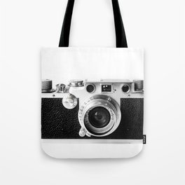Old Camera Tote Bag | Vintage, Photo, Black and White 