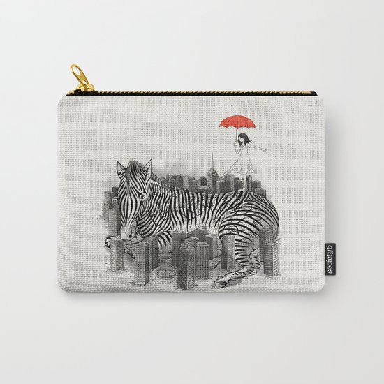 Crossing Zebra Carry-All Pouch