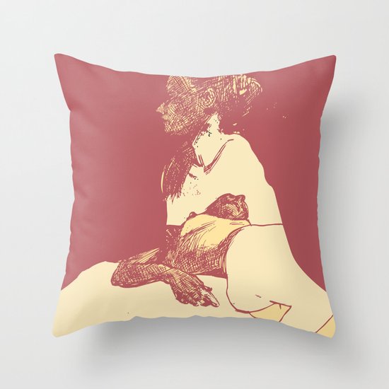Gaze - 2 Throw Pillow
