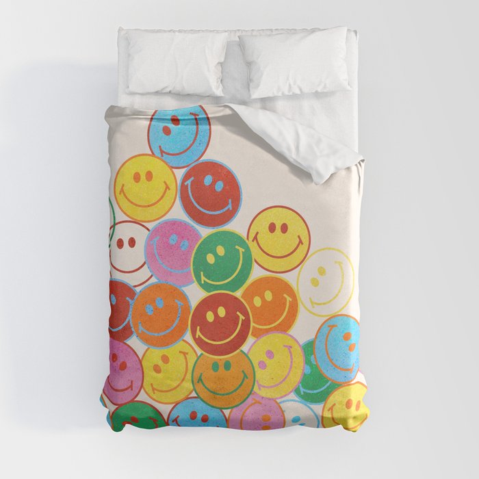 Lots of Smileys Duvet Cover