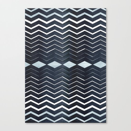 ELEGANT IN BLUE Canvas Print