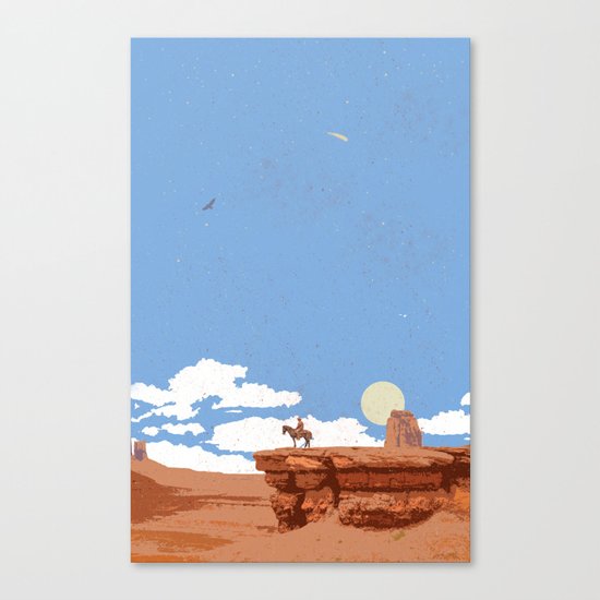 OUT WEST Canvas Print