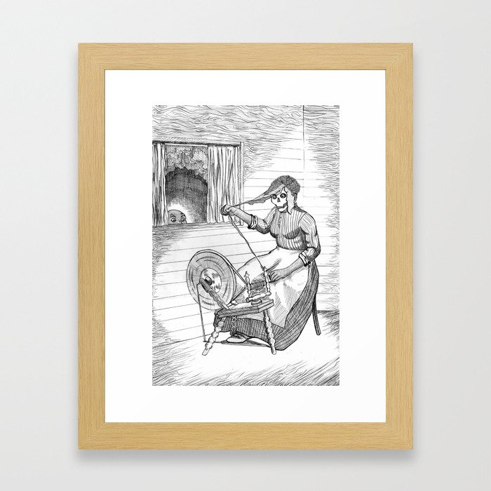 Witch Woman Framed Art Print