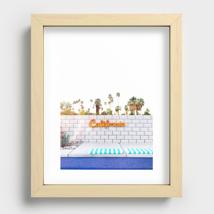 California Love Recessed Framed Print