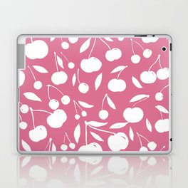 Cherries pattern - pink Laptop Skin