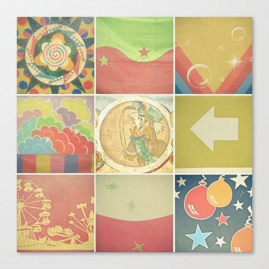 Fairground Details Canvas Print