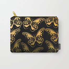 Sunrise over jungle butterfly pattern Carry-All Pouch