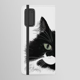 Tuxedo Cat - Full Face Android Wallet Case