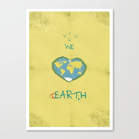 we love hEARTH Canvas Print