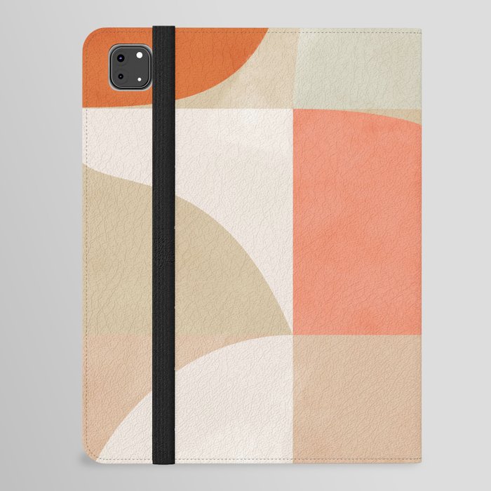 Shapes abstract pastel II iPad Folio Case