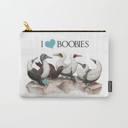 I Heart Boobies Carry-All Pouch