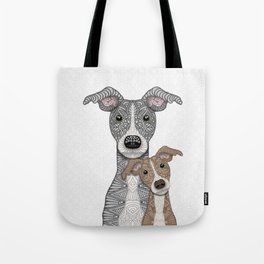 Blue & Fawn Tote Bag