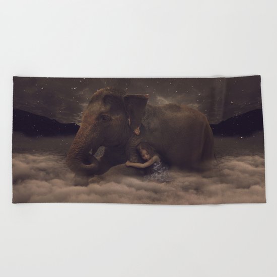 Having a Soft Heart In a Cruel World II Beach Towel