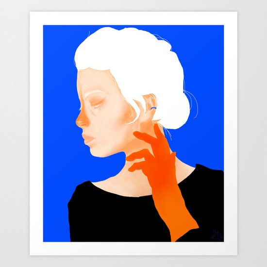 lady Art Print