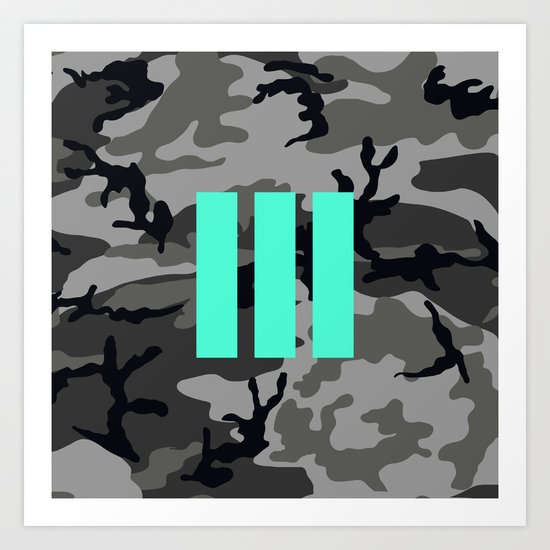 Military - Camouflage Art Print