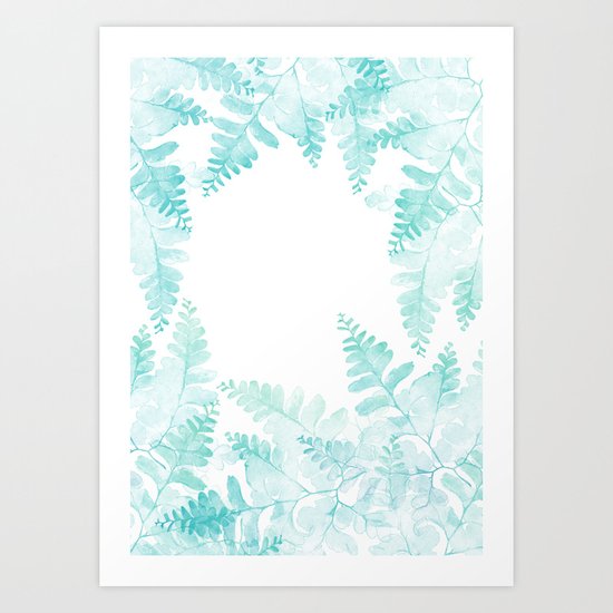 Ferns Jungle Art Print