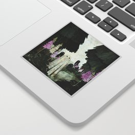 Foxglove Ghosts Sticker