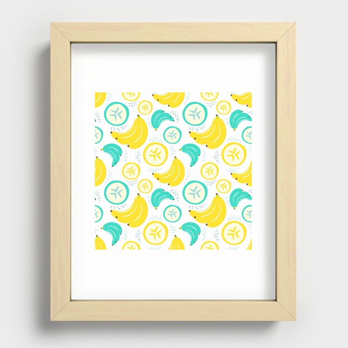 Bananas Over You Recessed Framed Print