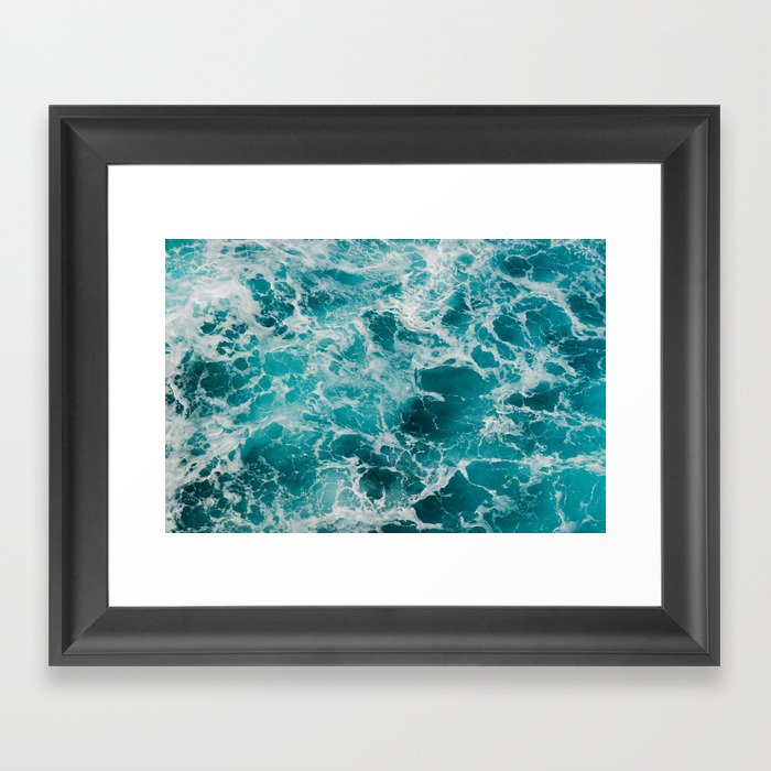 Australian Ocean Waves Framed Art Print