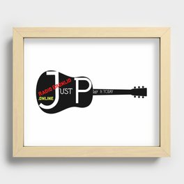 Guitar Just Play It Today Recessed Framed Print