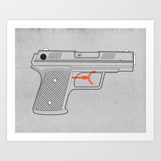 Water Gun Art Print