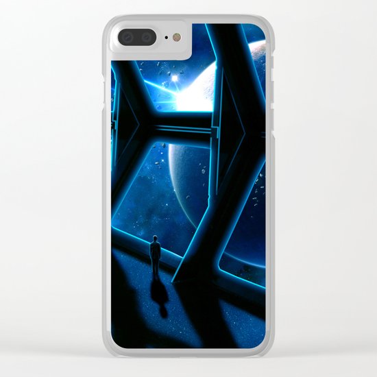 Space traveler Clear iPhone Case