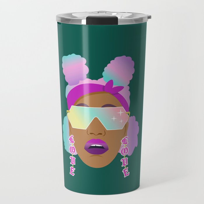 Top Puffs Girl Naturalhair Rainbowhair Shades Lipstick