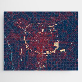 Chengdu City Map of Sichuan, China - Hope Jigsaw Puzzle