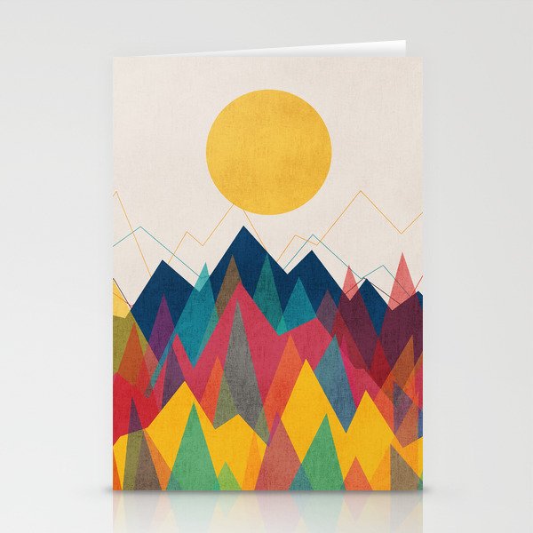 Uphill Battle Stationery Cards