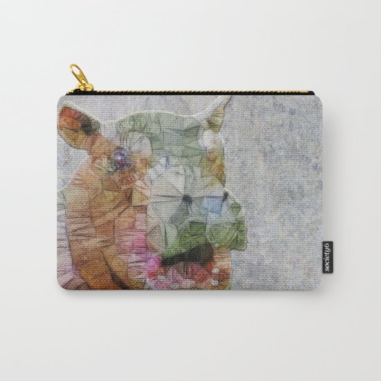 abstract hippo Carry-All Pouch