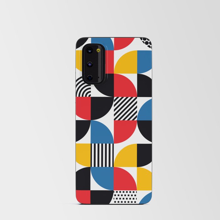 Minimalist Memphis Bauhaus Geometric Art Android Card Case