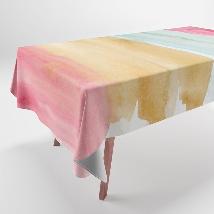 37 Abstract Painting Watercolor 220324 Valourine Original  Tablecloth