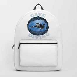 Cave Diving - Underwater Scuba Diver Backpack