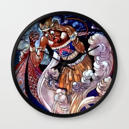 Aladdin and the Genie of the Lamp by René Bull Wall Clock | Arabiannights, Illustrator, Jinn, Fables, Cartoons, Aladdin, Painting, Genie 